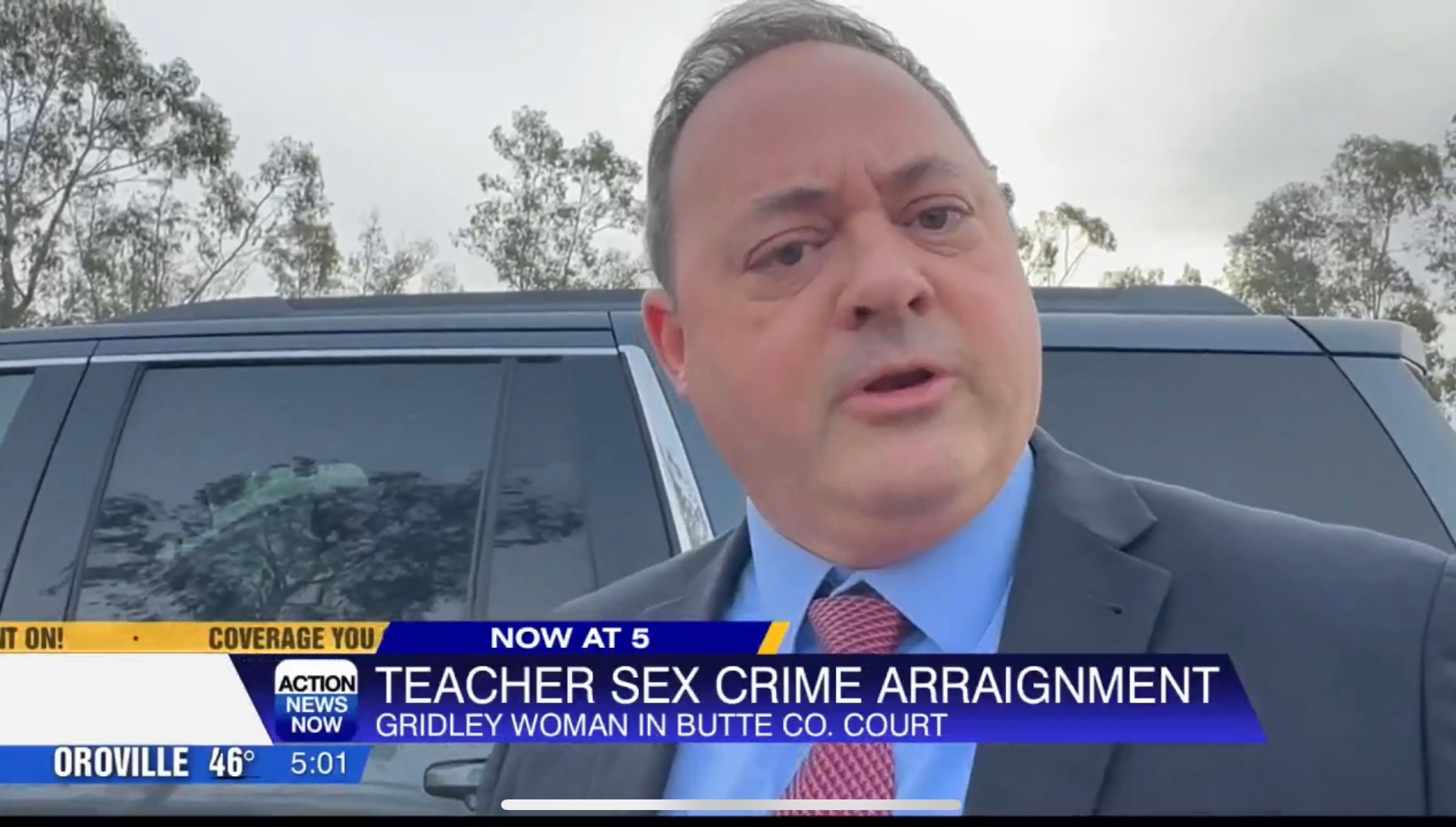 Matt Smith on Action News Now — Teacher Sex Crime Arraignment